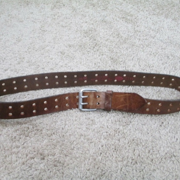 Dickies Other - Dickies Leather Belt Double Holes 36 Brown Biker Dickies Other - Dickies Leather Belt Double Holes 36 Brown Biker